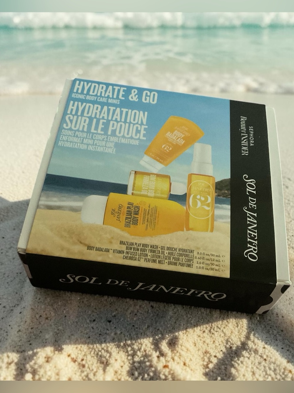 Sol de Janeiro Hydrate & Go Travel Size Body Care Set☀️Cheirosa ‘62